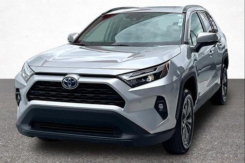 Silver Sky Metallic 2024 Toyota RAV4 Hybrid XLE Premium