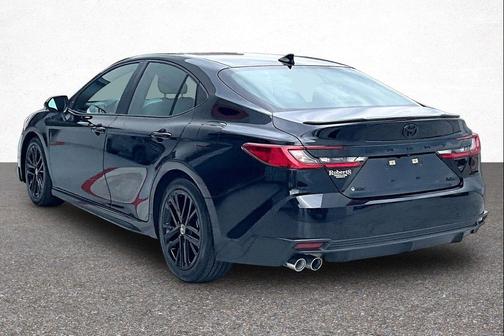 Midnight Black Metallic 2025 Toyota Camry SE