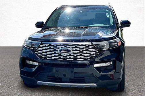 Agate Black Metallic 2021 Ford Explorer Platinum