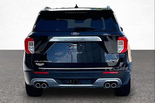 Agate Black Metallic 2021 Ford Explorer Platinum
