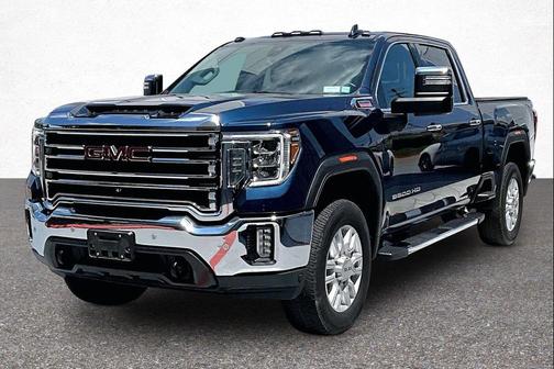 Pacific Blue Metallic 2021 GMC Sierra 2500 SLT