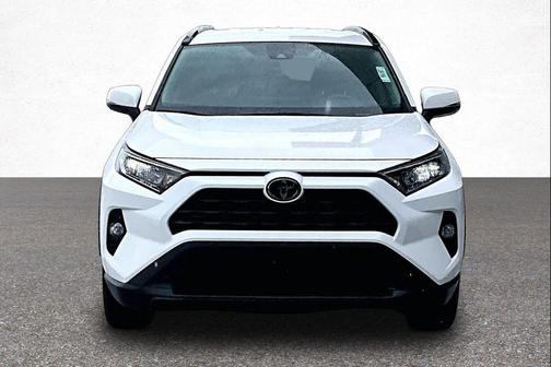 Super White 2021 Toyota RAV4 XLE