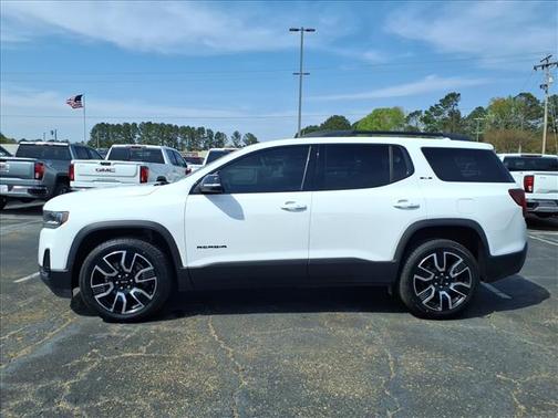 Summit White 2021 GMC Acadia SLE