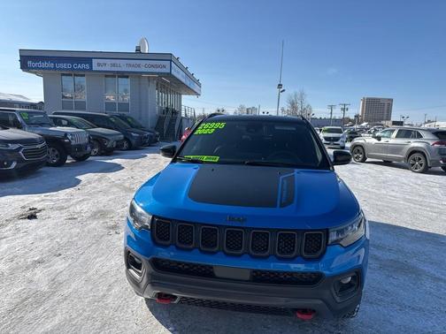 Blue 2023 Jeep Compass Trailhawk