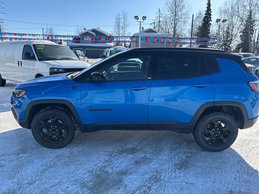 Blue 2023 Jeep Compass Trailhawk