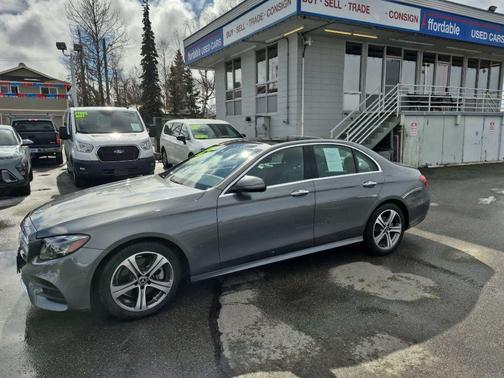 Blue 2018 Mercedes-Benz E-Class E 300 4MATIC