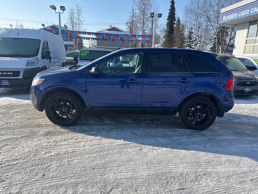Blue 2014 Ford Edge SEL