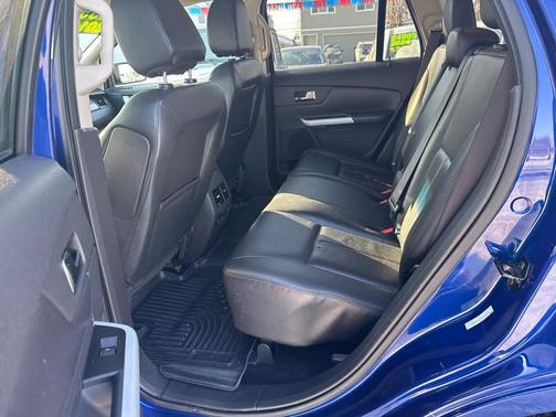 Blue 2014 Ford Edge SEL