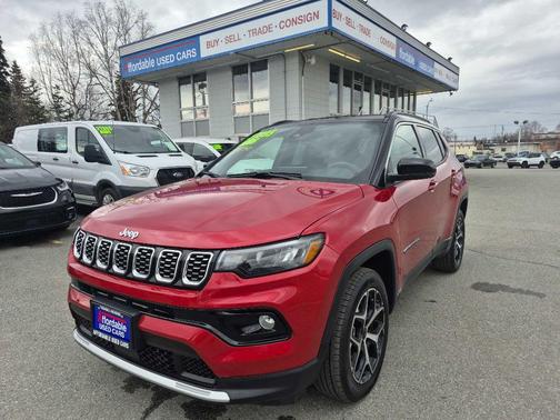 Red 2025 Jeep Compass Limited