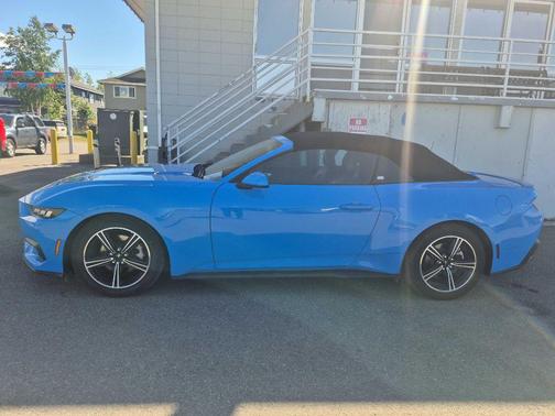 Blue 2025 Ford Mustang