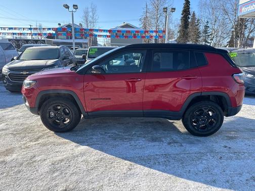 Red 2023 Jeep Compass Trailhawk