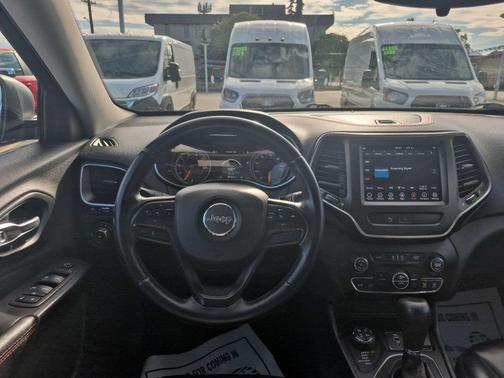 Blue 2019 Jeep Cherokee Trailhawk