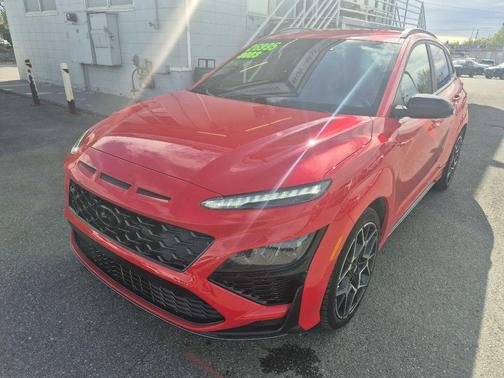 Red 2023 Hyundai Kona N Base