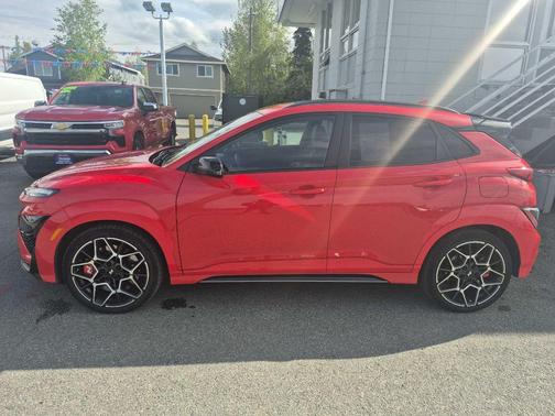 Red 2023 Hyundai Kona N Base
