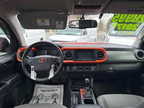 Orange 2017 Toyota Tacoma