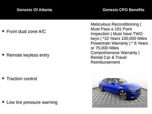 2025 Genesis G70 2.5T