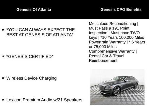 2021 Genesis G80 3.5T