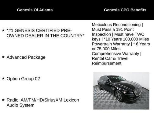 2022 Genesis G80 2.5T