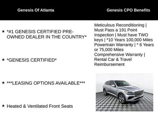 2025 Genesis GV80 3.5T Advanced