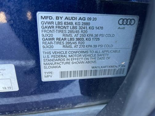 2021 Audi Q7 55 Premium Plus