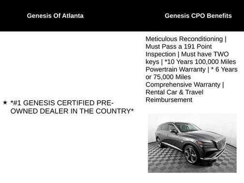 2025 Genesis GV80 3.5T Prestige