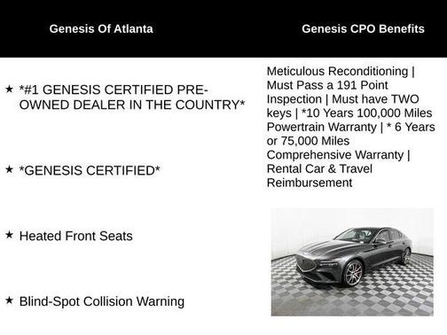 2025 Genesis G70 2.5T