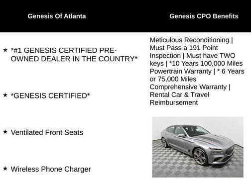 2025 Genesis G70 2.5T