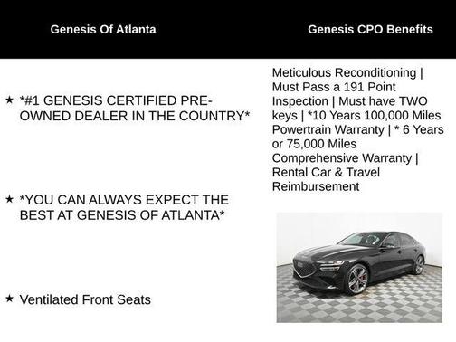 2025 Genesis G70 2.5T