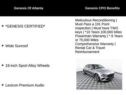 2025 Genesis G70 2.5T