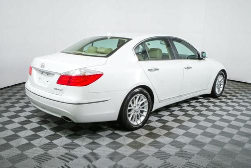 White Satin Pearl 2011 Hyundai Genesis 3.8