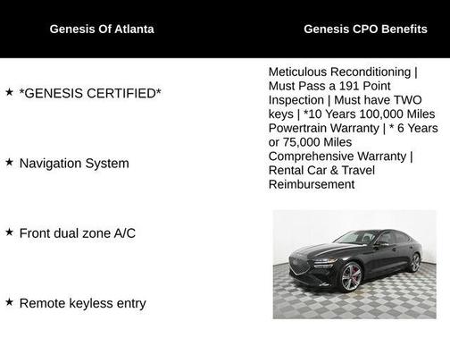 2025 Genesis G70 3.3T Sport Advanced