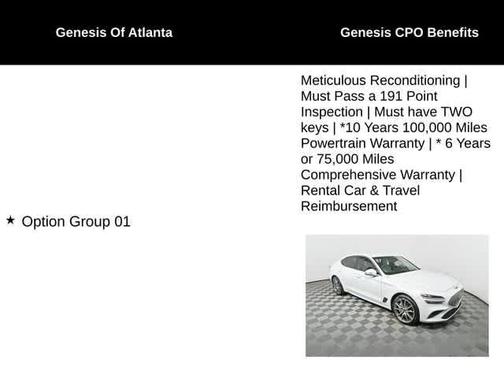 2025 Genesis G70 2.5T