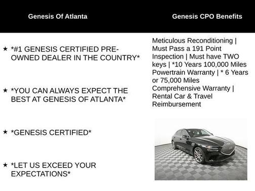 2025 Genesis G70 2.5T