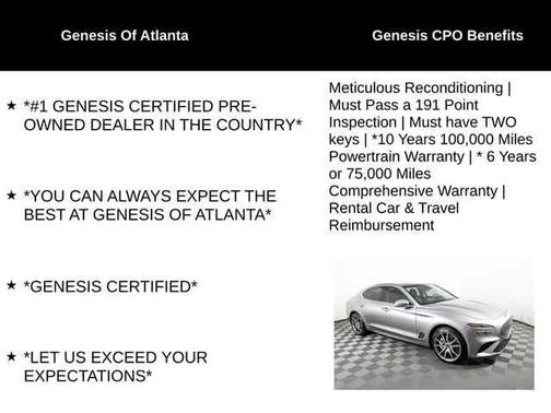 2025 Genesis G70 2.5T