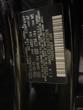 2010 Hyundai Genesis 3.8