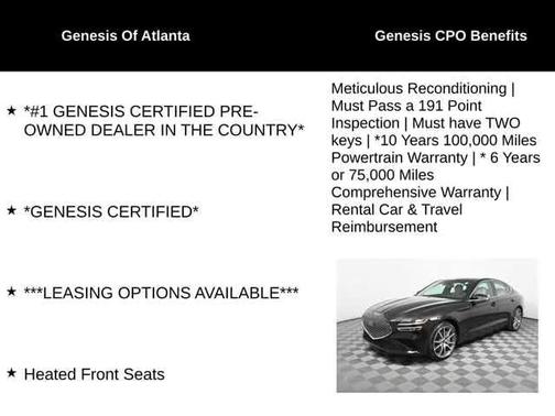 2025 Genesis G70 2.5T