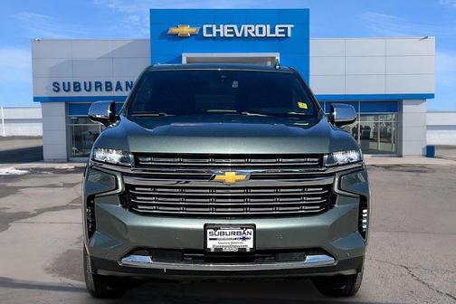 Silver Sage Metallic 2023 Chevrolet Suburban Premier