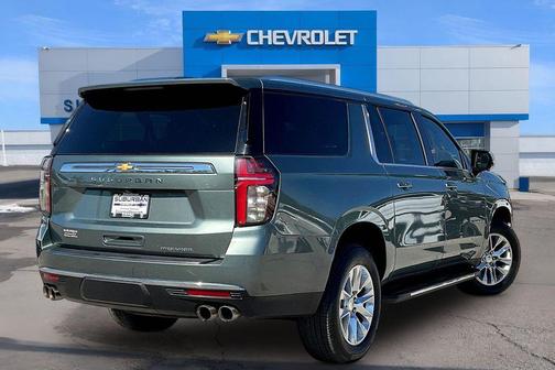 Silver Sage Metallic 2023 Chevrolet Suburban Premier
