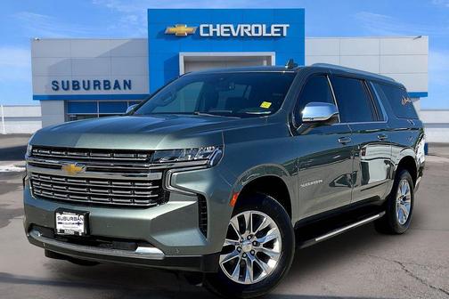 Silver Sage Metallic 2023 Chevrolet Suburban Premier