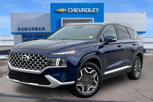 Shimmering Silver 2023 Hyundai SANTA FE Limited