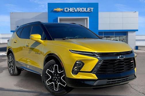 Nitro Yellow Metallic 2023 Chevrolet Blazer RS