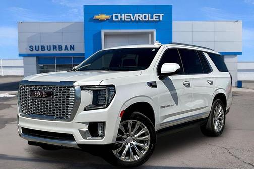 White Frost Tricoat 2022 GMC Yukon Denali