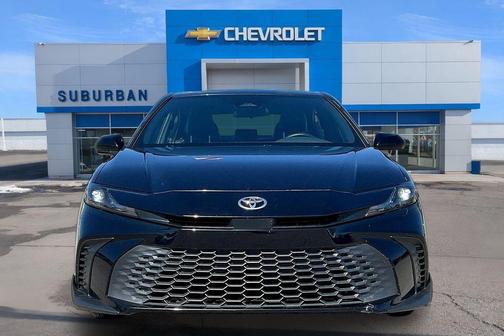 Midnight Black Metallic 2025 Toyota Camry SE