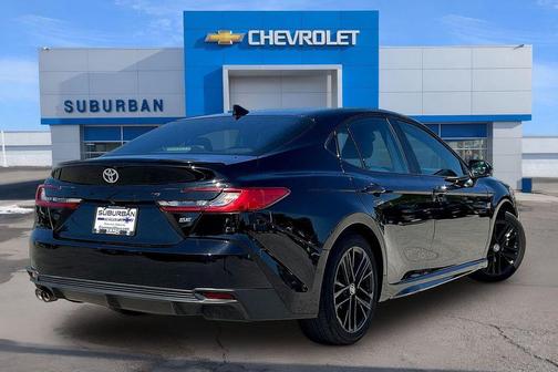 Midnight Black Metallic 2025 Toyota Camry SE
