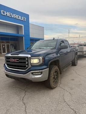Stone Blue Metallic 2018 GMC Sierra 1500 SLE