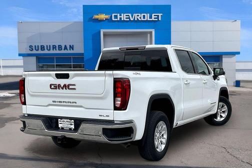 Summit White 2021 GMC Sierra 1500 SLE