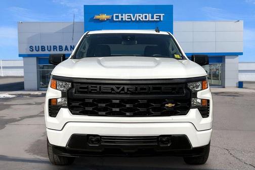 Summit White 2023 Chevrolet Silverado 1500 Custom