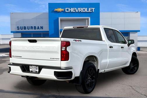 Summit White 2023 Chevrolet Silverado 1500 Custom
