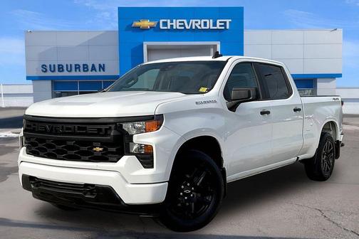 Summit White 2023 Chevrolet Silverado 1500 Custom
