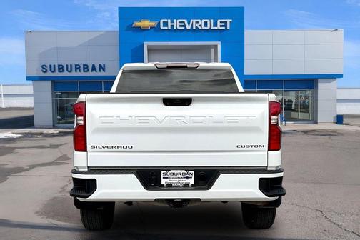 Summit White 2023 Chevrolet Silverado 1500 Custom